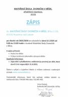 Zápis MŠ
